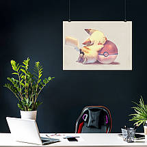 Плакат "Покемон Пікачу, Pokemon Pikachu", 43×60см, фото 4