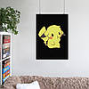 Плакат "Покемон Пікачу, Pokemon Pikachu", 60×43см, фото 7