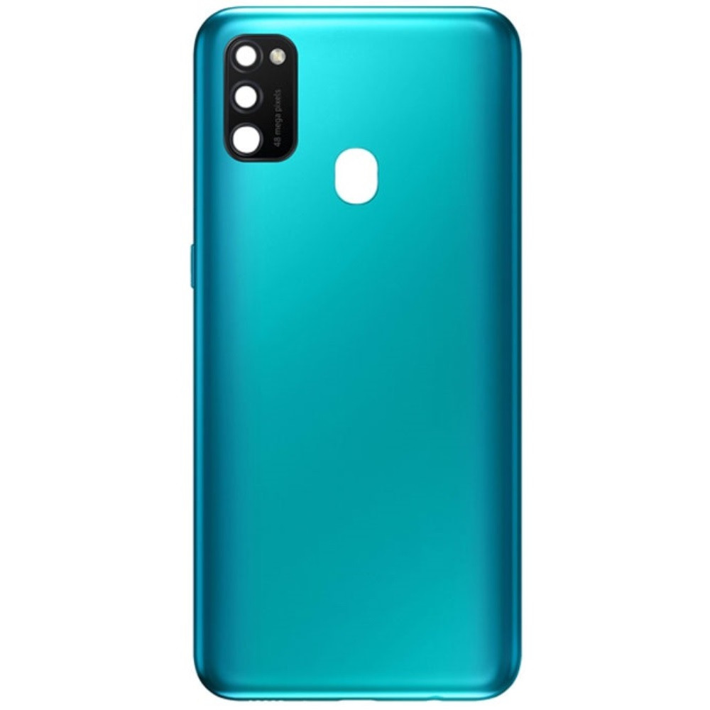 Задня кришка Samsung M215 Galaxy M21 зелена, оригінал PRC + скло камери