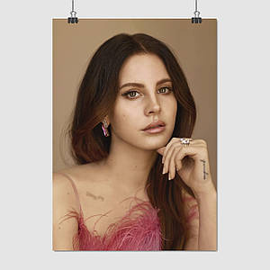Плакат "Лана Дель Рей, Lana Del Rey", 60×43см
