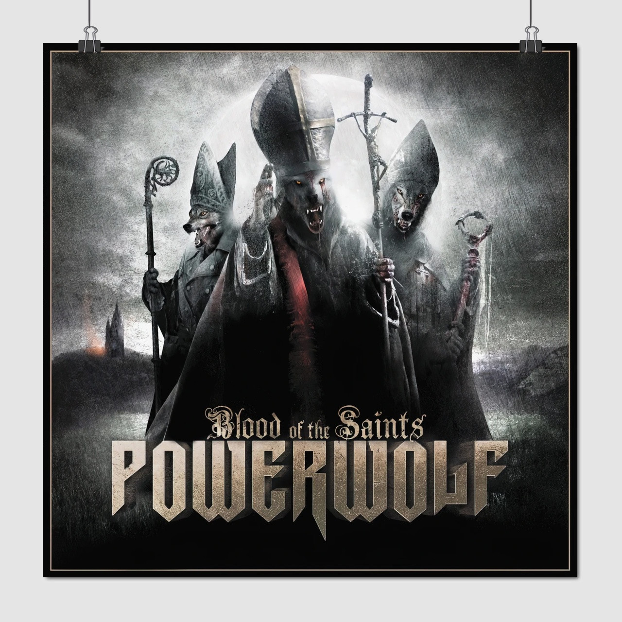Плакат "Powerwolf", 60×60см