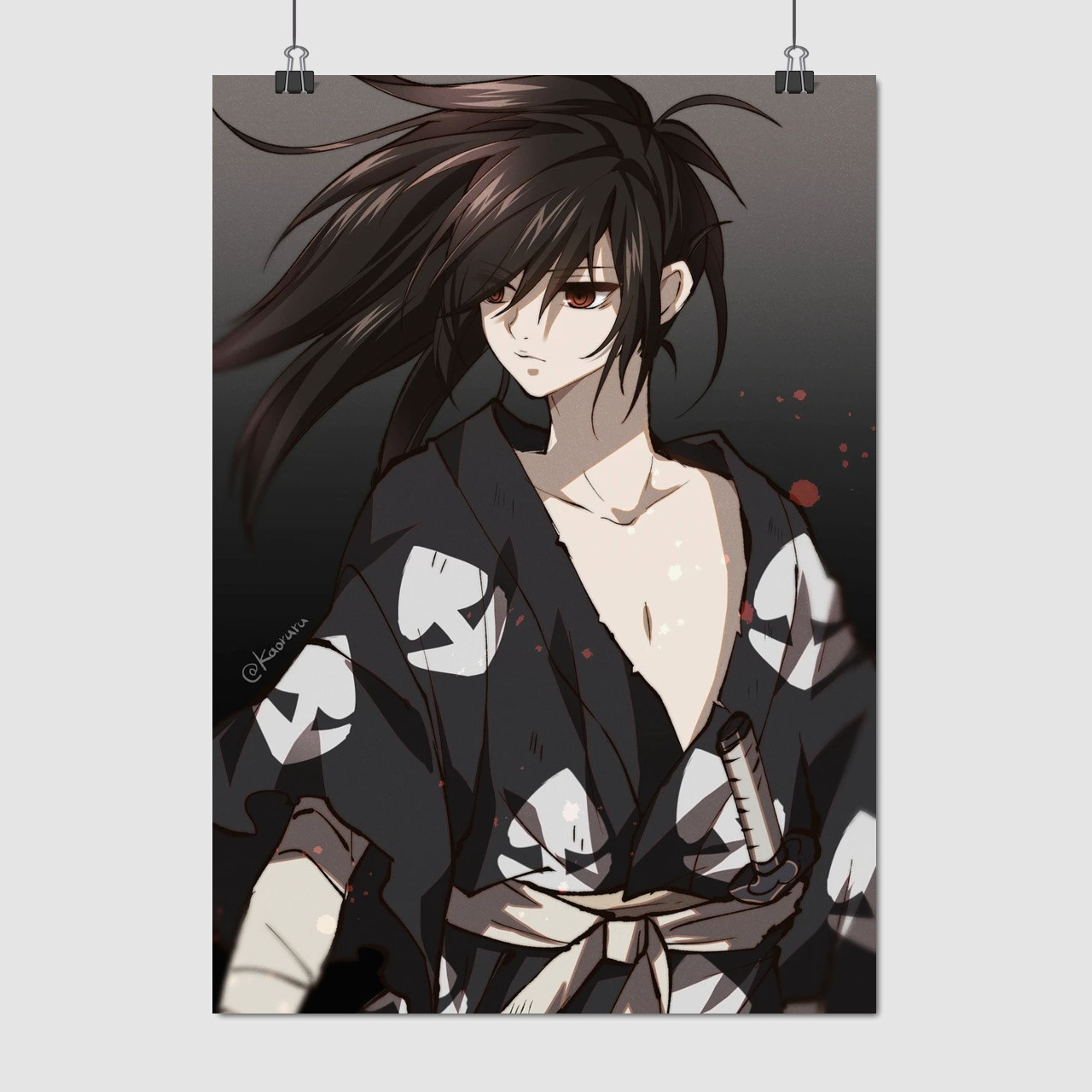 Плакат "Дороро, Dororo", 60×43см