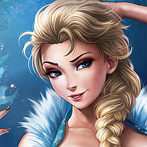 Плакат "Ельза, Крижане серце, Frozen", 60×43см, фото 2