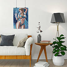 Плакат "Ельза, Крижане серце, Frozen", 60×43см, фото 4