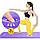 Килимок (мат) спортивний 4FIZJO NBR 180 x 60 x 1 см для йоги та фітнесу Violet (P-5907222931530), фото 4