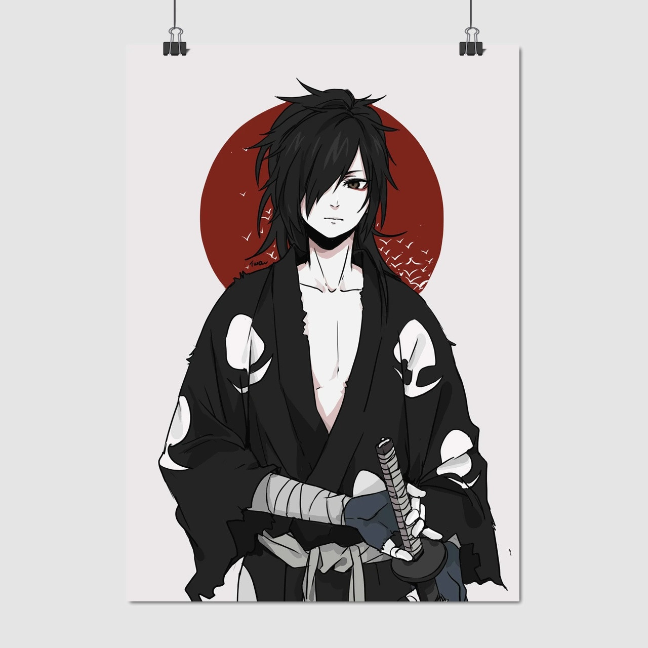 Плакат "Дороро, Dororo", 60×43см