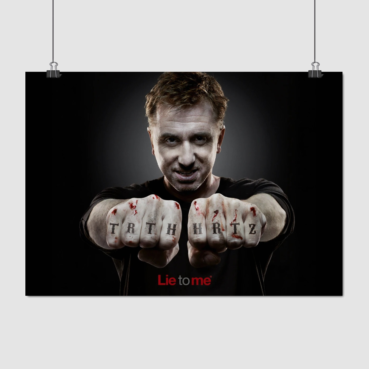 Плакат "Теорія брехні, Lie To Me", 43×60см