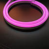 Неон Led 220V рожевий 1 метр (комплект з вилкою), фото 5