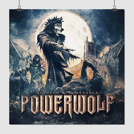 Плакат "Powerwolf", 60×60см, фото 1