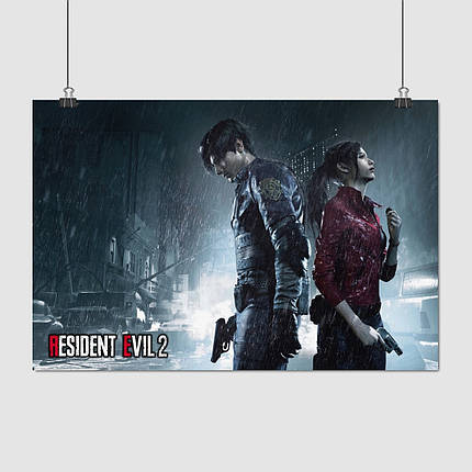 Плакат "Оселя зла 2, Resident Evil 2", 40×60см, фото 1