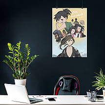 Плакат "Дороро, Dororo", 60×43см, фото 4