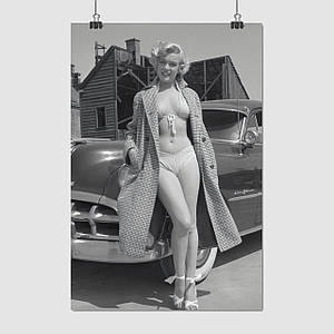 Плакат "Мерилін Монро, Marilyn Monroe", 60×40см