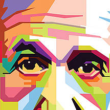 Плакат "Альберт Ейнштейн, поп-арт, Albert Einstein", 60×43см, фото 2