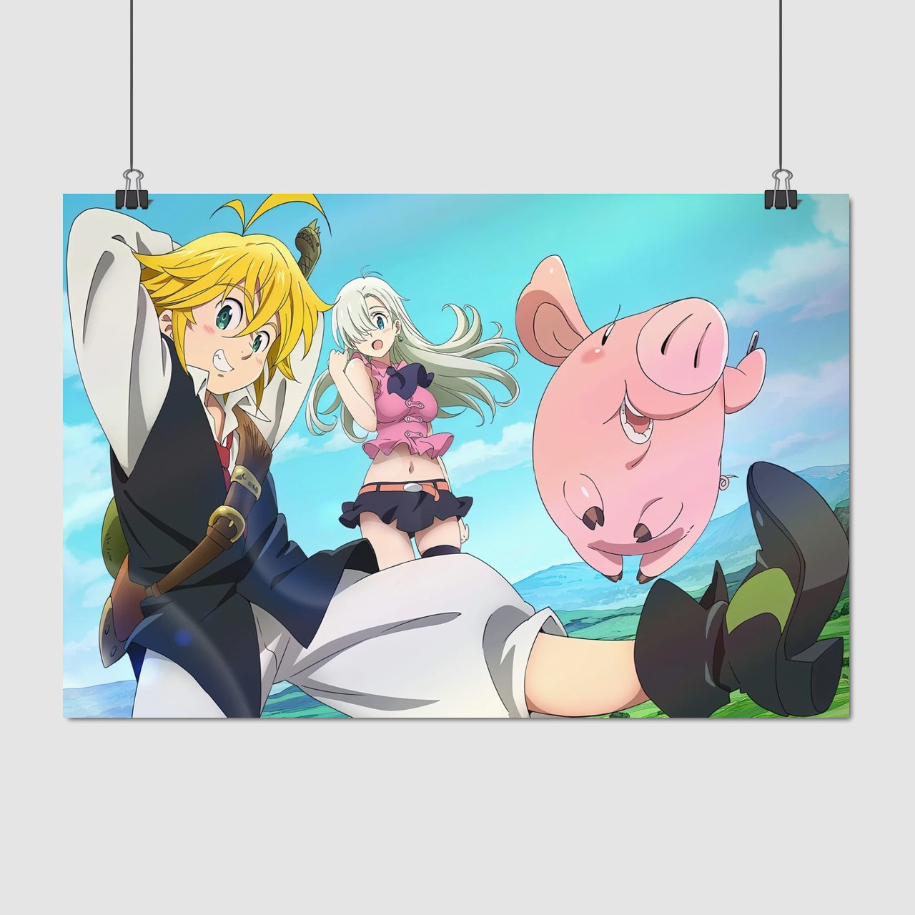 Плакат "Сім смертних гріхів, Nanatsu no Taizai", 40×60см