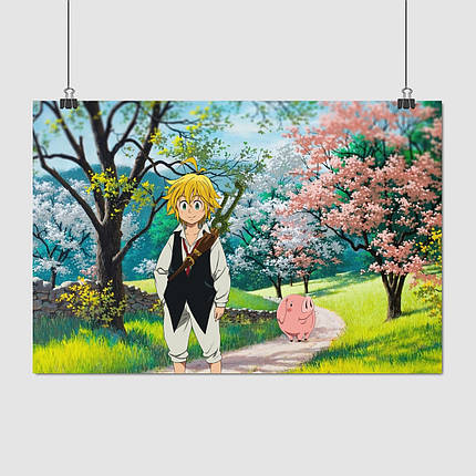 Плакат "Сім смертних гріхів, Nanatsu no Taizai", 40×60см, фото 1