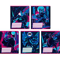 Зошит шкільний 18 аркушів лінія Kite DC Comics DC24-237, 68183