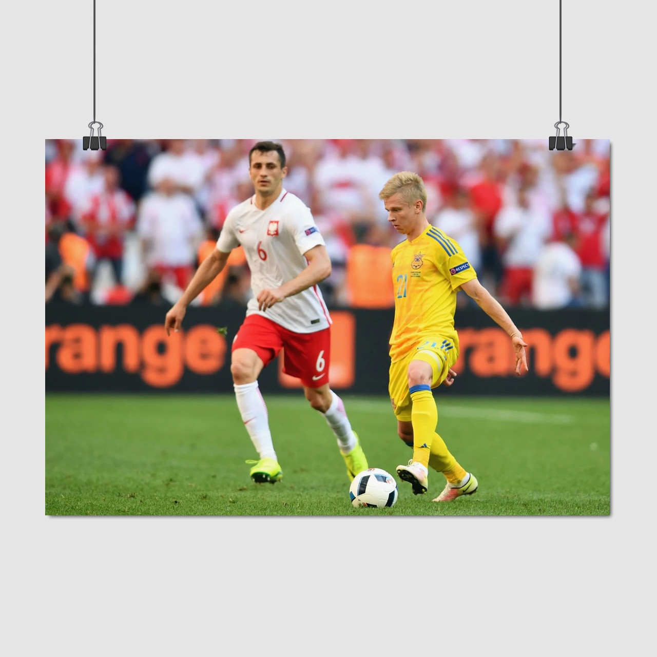 Плакат "Зінченко Олександр, футболіст", 40×60см