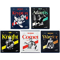 Зошит шкільний 48 аркушів клітинка Kite DC Comics DC24-259, 68203