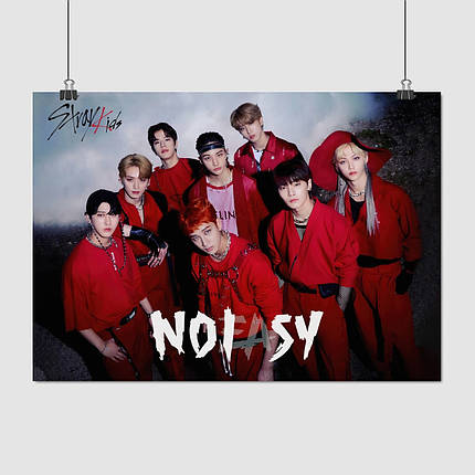 Плакат "Stray Kids, SKZ, Noeasy (2021)", 43×60см, фото 1