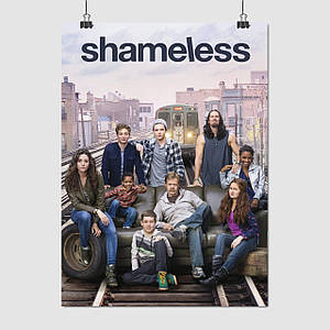Плакат "Безсоромні, Shameless", 60×43см
