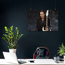 Плакат "Стів Вей, гітарист, Steve Vai", 43×60см, фото 3