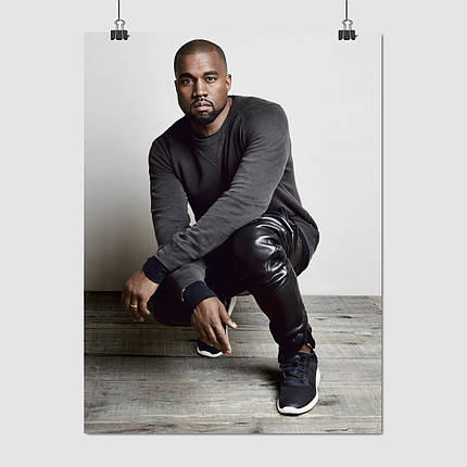 Плакат "Канье Уэст, Kanye West", 60×43см, фото 1