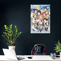 Плакат "Любов наживо! (аніме), Love Live!", 60×41см, фото 4