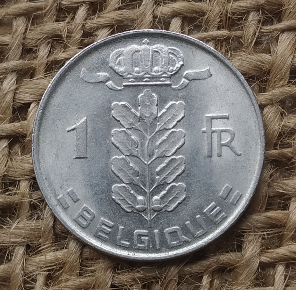 1 франк 1967 року. Бельгiя