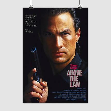 Плакат "Над законом, Ніко, Above the Law (1988)", 60×41см, фото 1
