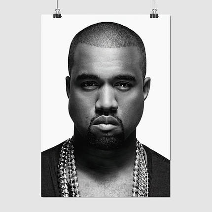 Плакат "Канье Уэст, Kanye West", 60×43см, фото 1