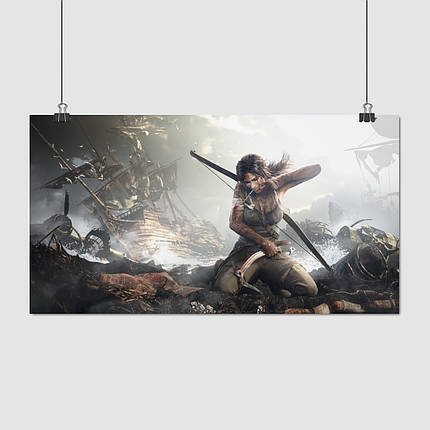 Плакат "Томб Райдер, Лара Крофт, Rise of the Tomb Raider (2013), Lara Croft", 32×60см, фото 1