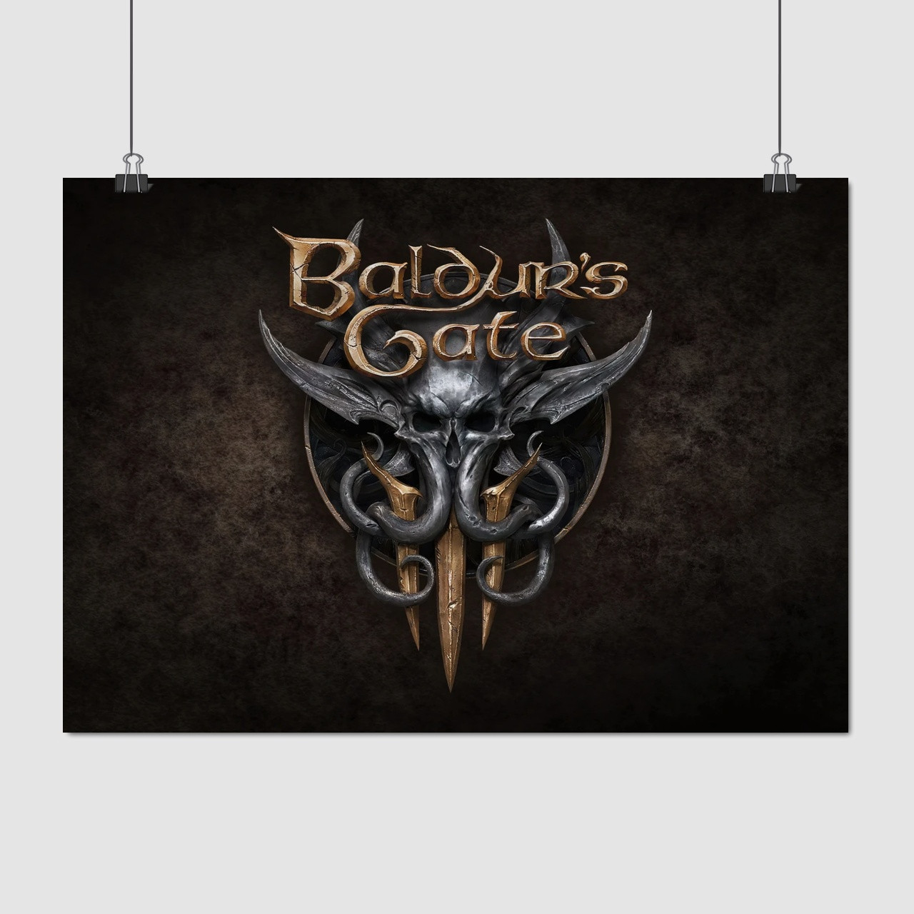 Плакат "Брама Балдура 3, Baldur's Gate 3", 43×60см