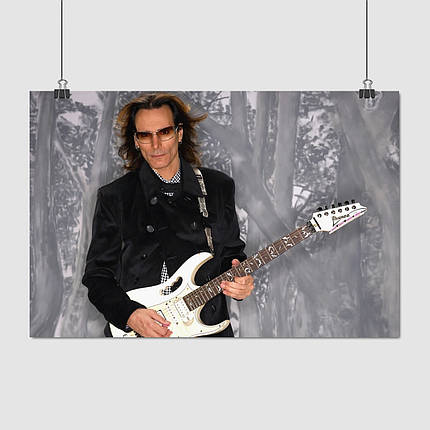 Плакат "Стів Вей, гітарист, Steve Vai", 40×60см, фото 1