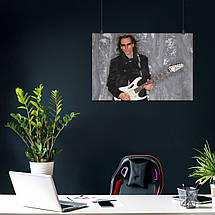 Плакат "Стів Вей, гітарист, Steve Vai", 40×60см, фото 3