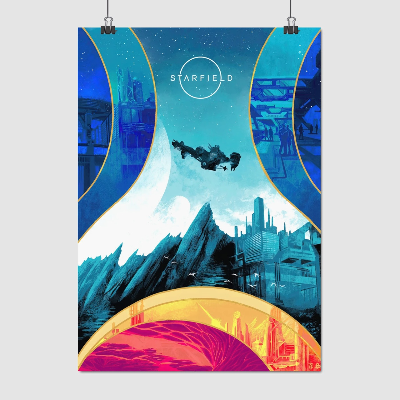 Плакат "Starfield", 60×43см