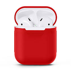 Силіконовий чохол Apple AirPods (без коробки) червоний