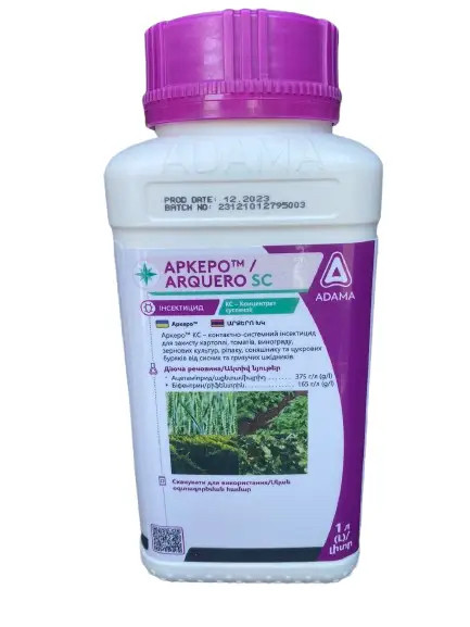 Інсектицид Аркеро 1 л (ацетаміприд, 375 г/л + біфентрин, 165 г/л), фото 1
