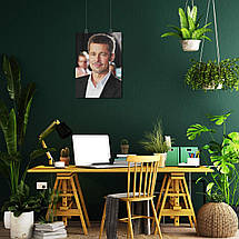 Плакат "Бред Пітт, Brad Pitt", 60×43см, фото 5