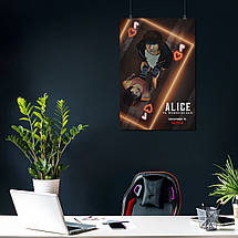 Плакат "Аліса в Прикордонні, Alice in Borderland", 60×41см, фото 3
