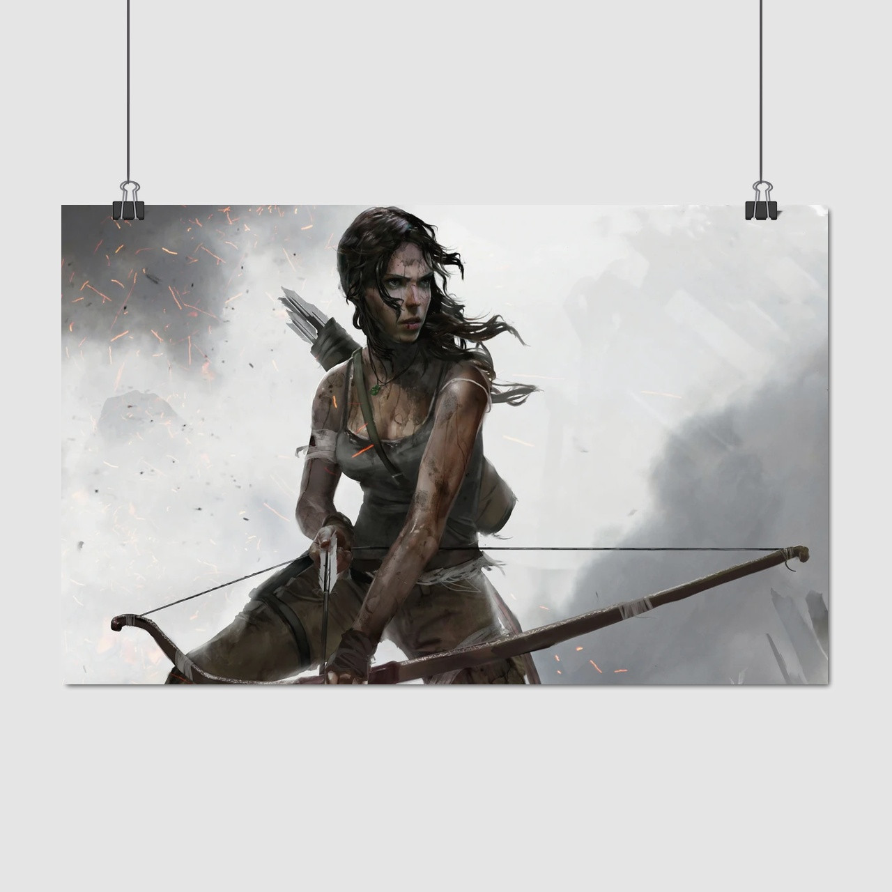 Плакат "Томб Райдер, Лара Крофт, Rise of the Tomb Raider (2013), Lara Croft", 38×60см