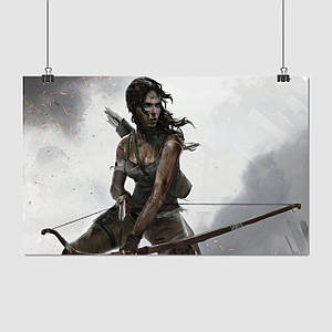 Плакат "Томб Райдер, Лара Крофт, Rise of the Tomb Raider (2013), Lara Croft", 38×60см