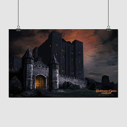 Плакат "Брама Балдура 1, Baldur's Gate 1 (1998)", 60×96см, фото 1