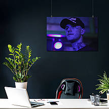 Плакат "Густав Ар, Ліл Піп, репер, LiL PEEP", 40×60см, фото 3