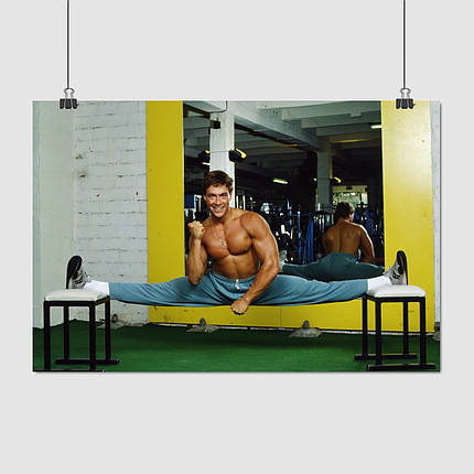 Плакат "Жан Клод Ван-Дамм, Jean-Claude Van Damme", 40×60см, фото 1