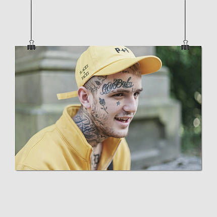 Плакат "Густав Ар, Ліл Піп, репер, LiL PEEP", 40×60см, фото 1