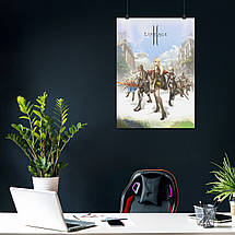 Плакат "Ланейдж 2 Хроники, ЛА2, Lineage Ⅱ The Chaotic Chronicle", 60×43см, фото 3