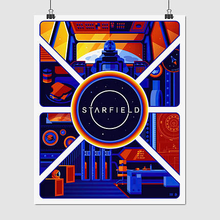 Плакат "Starfield", 60×48см, фото 1