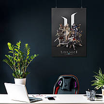Плакат "Лінейдж 2 Революція, Lineage 2 Revolution", 60×43см, фото 3