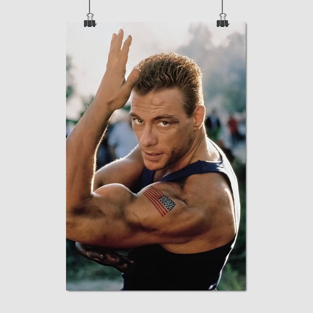 Плакат "Жан Клод Ван-Дамм, Jean-Claude Van Damme", 60×40см