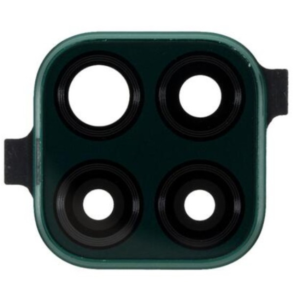 Скло камери Huawei P40 Lite 4G з рамкою зеленого кольору, Emerald Green, фото 1